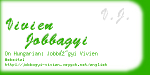 vivien jobbagyi business card